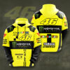 Valentino Rossi Zip Hoodie 3D