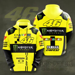 Valentino Rossi Zip Hoodie 3D