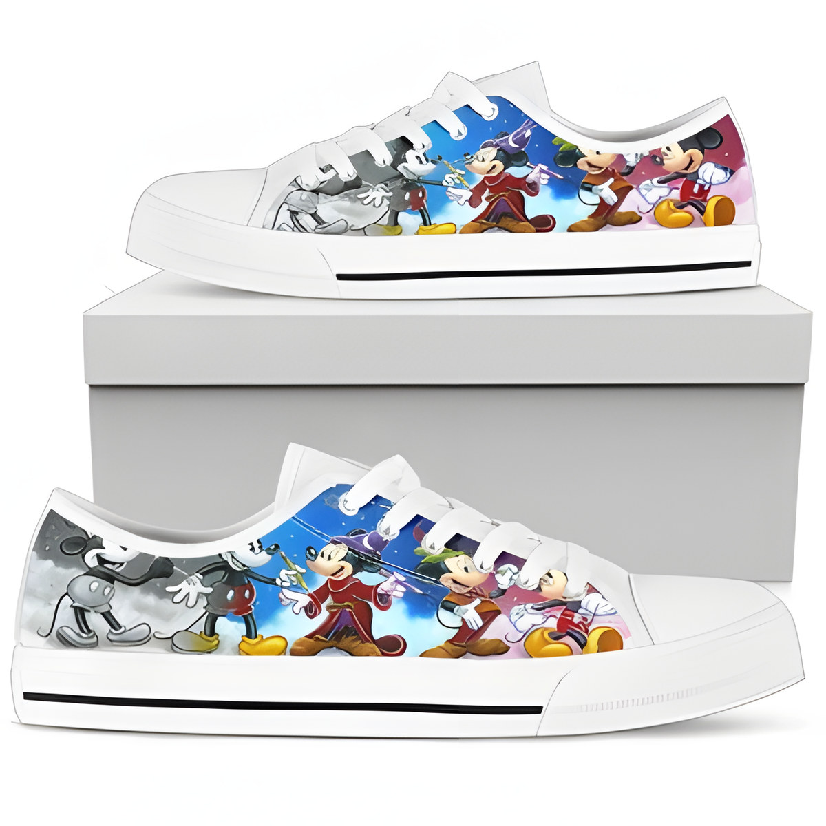 Mickey Mouse Low Top Shoes 04