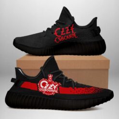Ozzy Osbourne Black Yeezy Shoes
