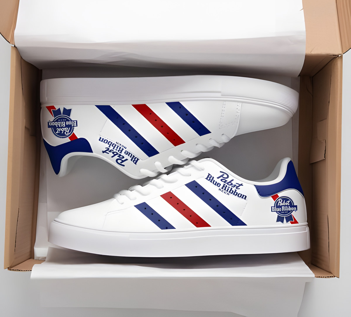 Pabst Blue Ribbon Stan Smith Shoes Mix Shoes