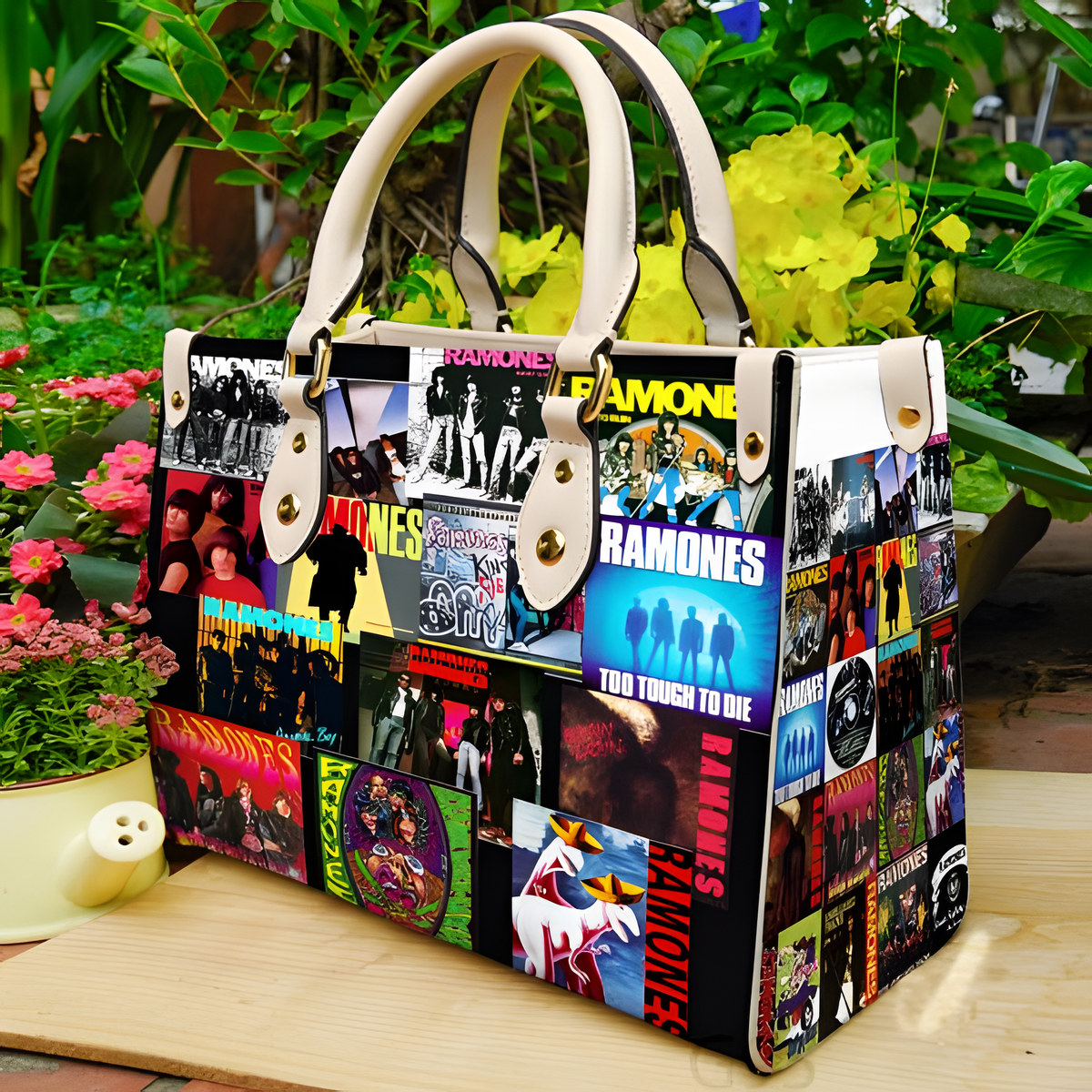 Ramones Leather Handbag