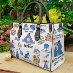 Eeyore Winnie The Pooh Lover 1 Leather Handbag