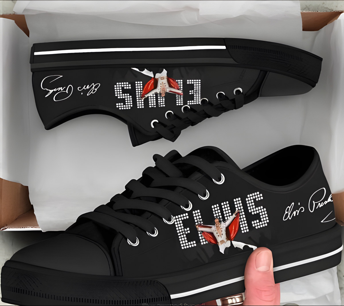Elvis Presley Low Top Shoes