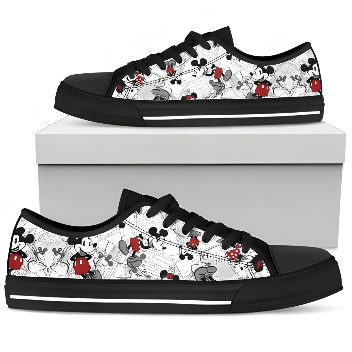 Mickey Mouse Low Top Shoes 06