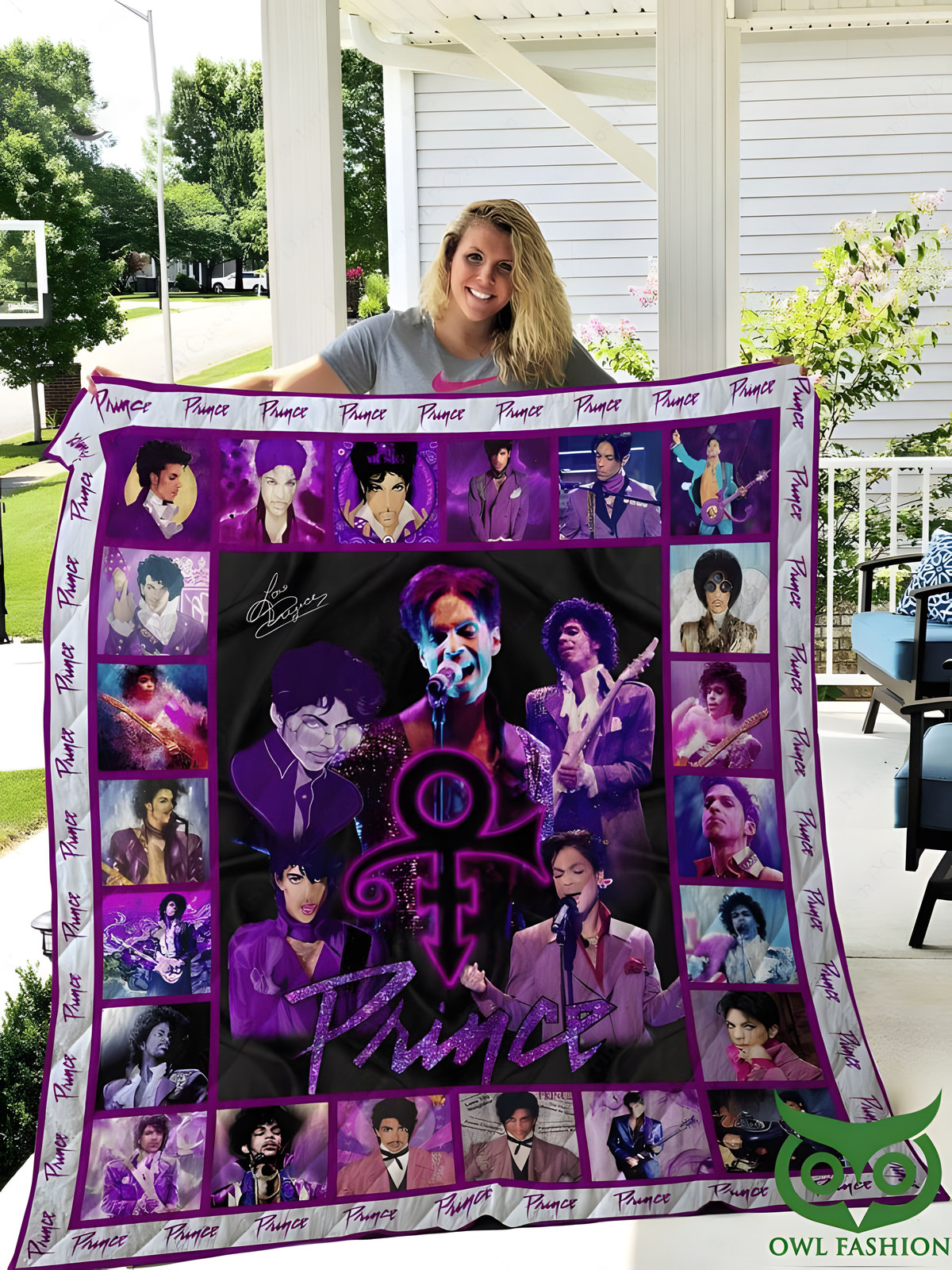 Prince Purple Love 2 Quilt