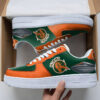 Miami Hurricanes Air Force Shoes