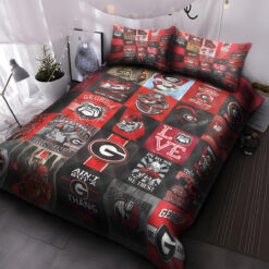 Georgia Bulldogs Quilt Bedding Set