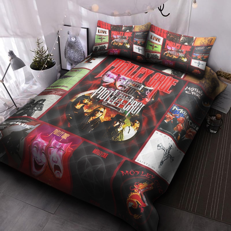 Motley Crue Quilt Bedding Set 1 Motley Crue Quilt Bedding Set