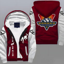Ford Bronco Red Fleece Jacket