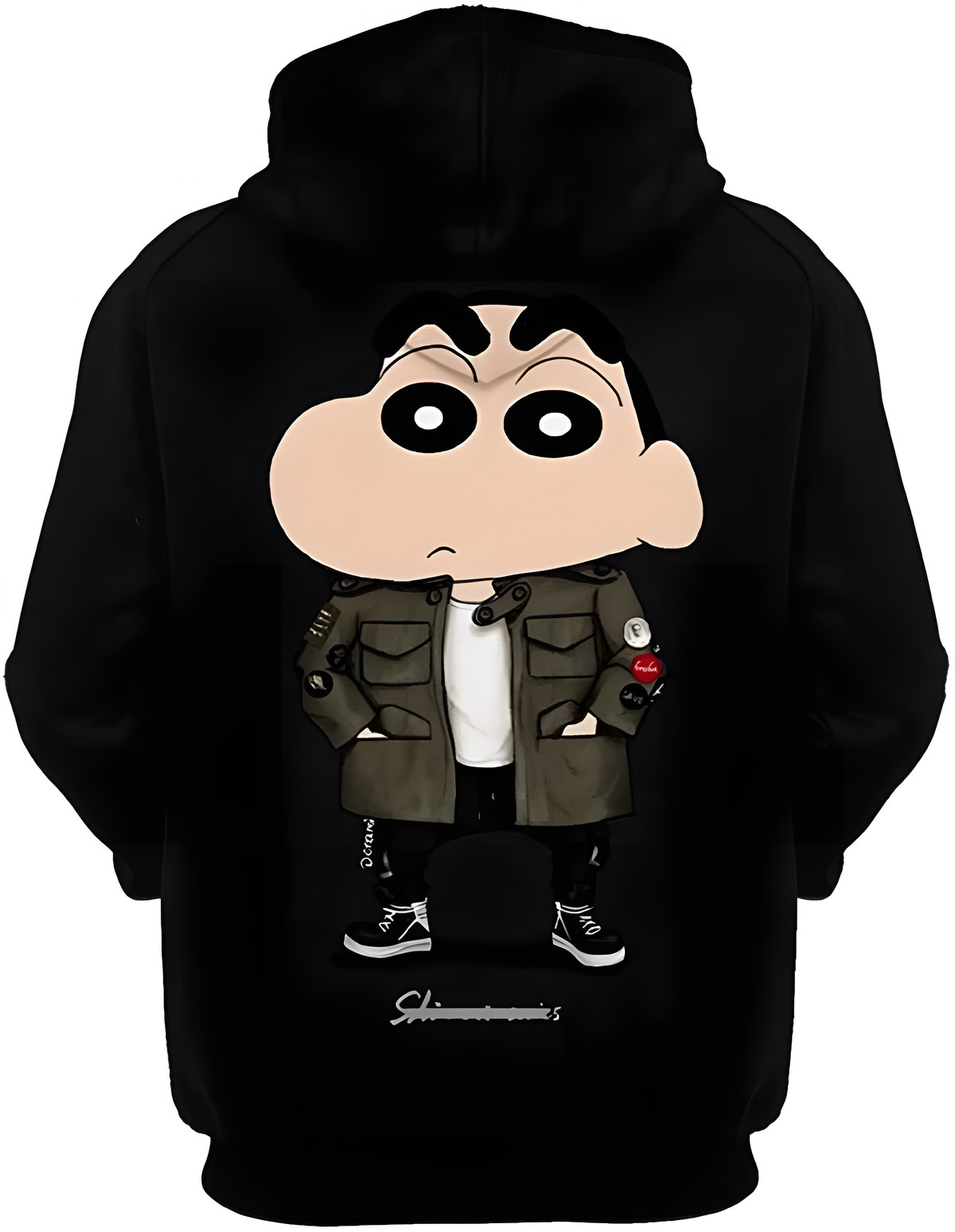 Shinchan Zip Hoodie 3D
