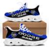 Dodge Ram White Blue Shoes