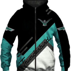 Ford Thunderbird Zip Hoodie 3D