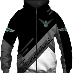Ford Thunderbird Zip Hoodie 3D