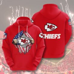Kansas City Chief Hoodie Zip Hoodie