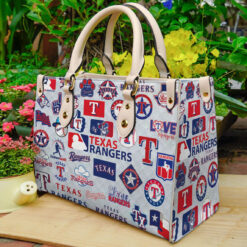 Texas Rangers Leather Handbag