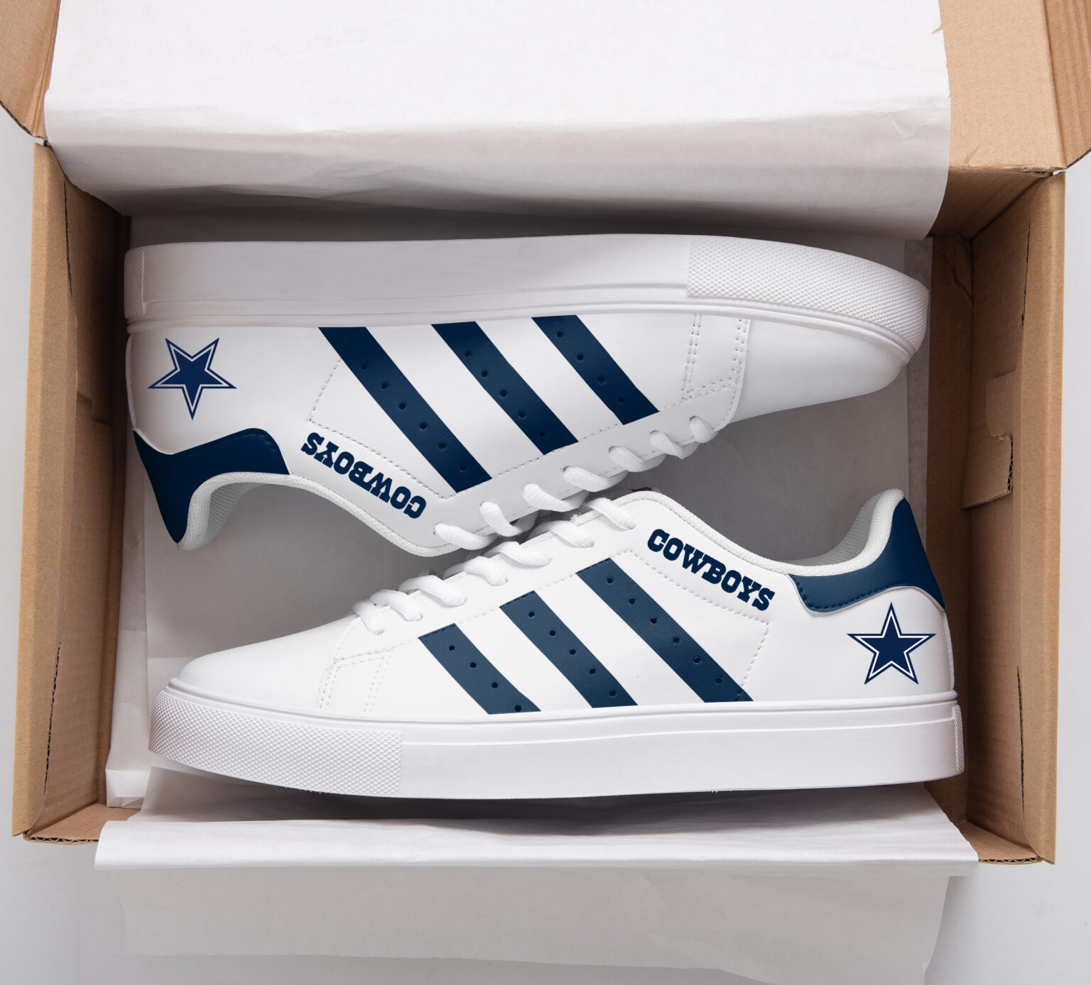 Dallas Cowboys Stan Smith Shoes 1 Dallas Cowboys Stan Smith Shoes