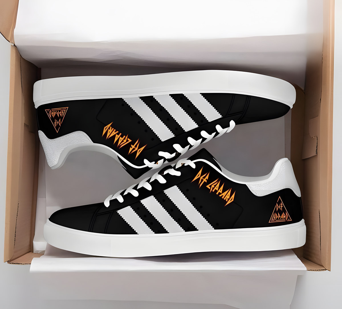 Slipknot Leppard-black Stan Smith Shoes
