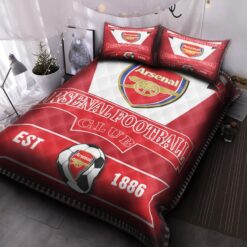 Arsenal Quilt Bedding Set