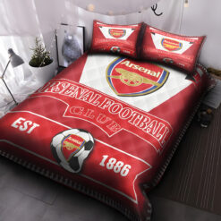 Arsenal Quilt Bedding Set