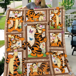Tigger Winnie The Pooh Cute Quilt