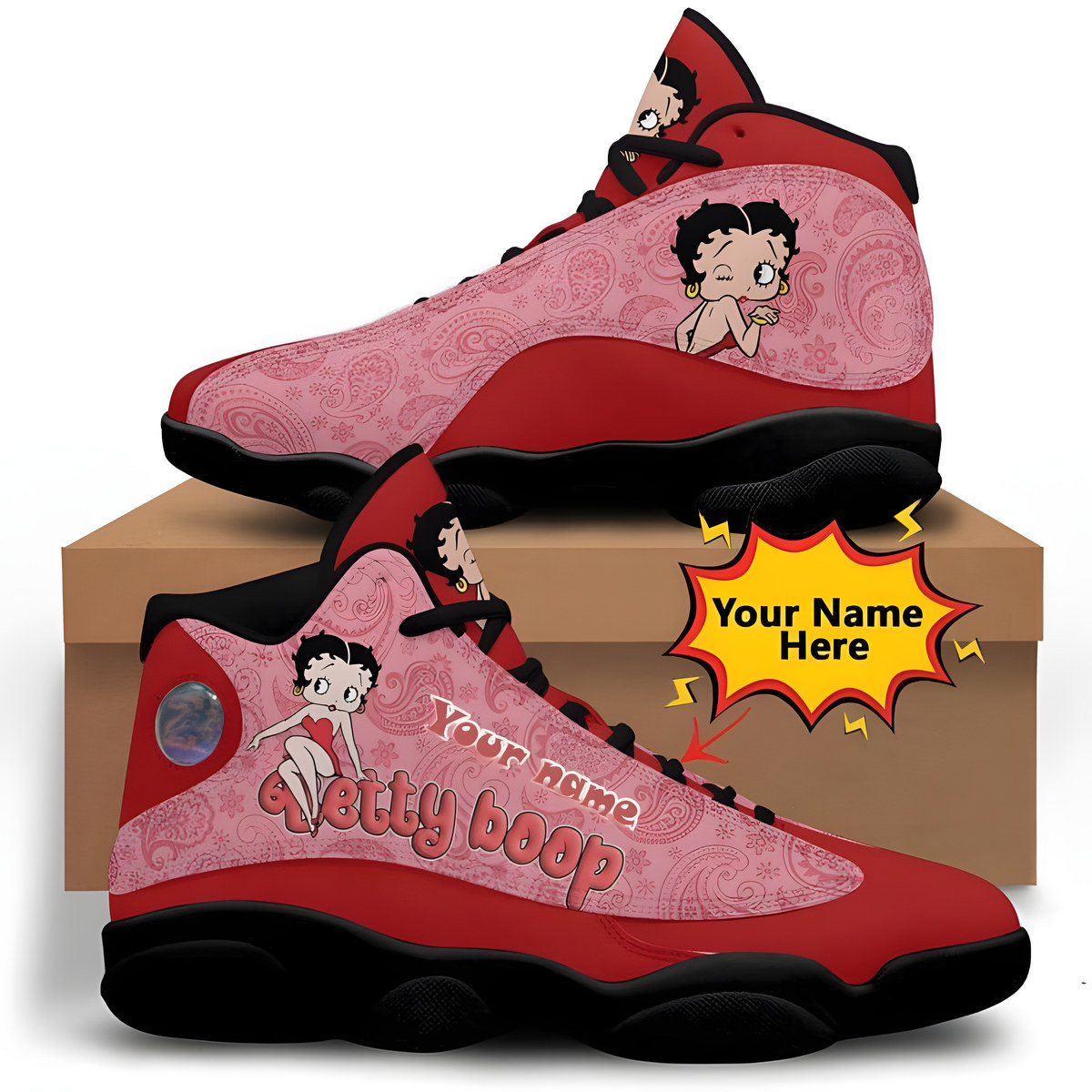 Betty Boop Jordan 13 Shoes