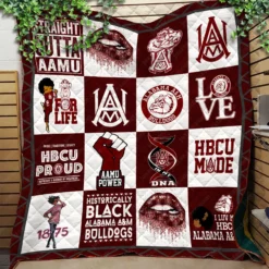 Alabama A&m Bulldogs Quilt