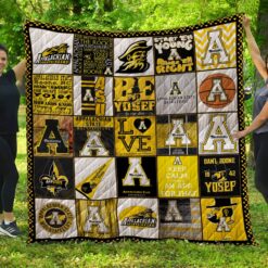 Appalachian State Mountaineers Lover Quilt