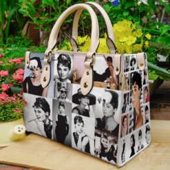 Audrey Hepburn 2 Leather Handbag