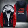 Ayrton Senna Red Fleece Jacket