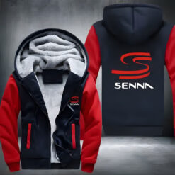 Ayrton Senna Red Fleece Jacket