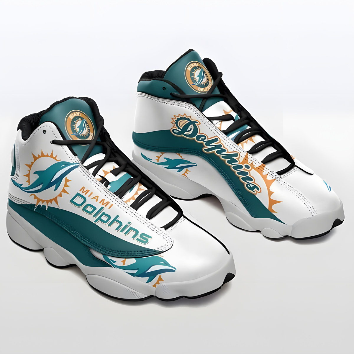 Miami Dolphins 1A Jordan 13 Shoes