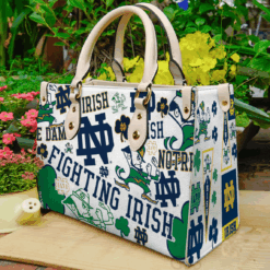 Notre Dame Fighting Irish Leather Handbag