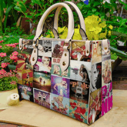 P!Nk Leather Handbag