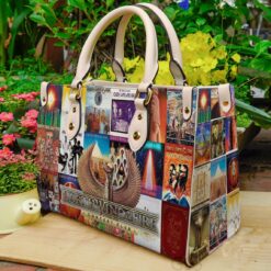 Earth Wind & Fire Leather Handbag