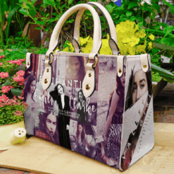 Emilia Clarke Leather Handbag