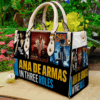 Ana De Armas Leather Handbag