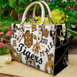 Missouri Tigers Leather Handbag