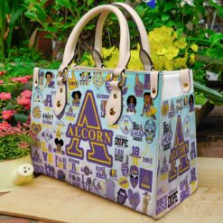 Alcorn State Hand Leather Handbag