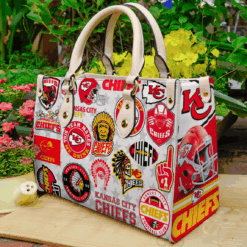 Kansas City Chiefs 3 Leather Handbag