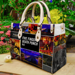 Five Finger Death Punch Leather Handbag