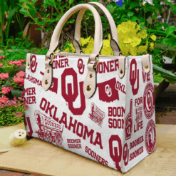 Oklahoma Sooners A 1 Leather Handbag