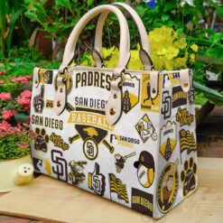 San Diego Padres 0Aa Hand Leather Handbag