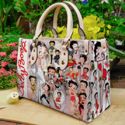 Betty Boop 2 Lover Leather Handbag