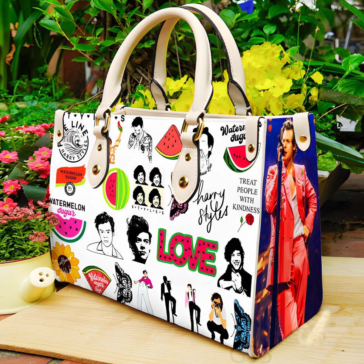 Harry Styles 1G Leather Handbag