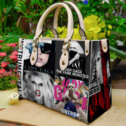 Lady Gaga Leather Handbag