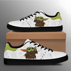 Baby Yoda Black Stan Smith Shoes