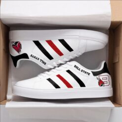 Ball State Cardinal Stan Smith Shoes