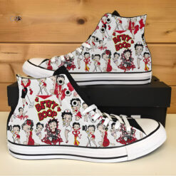 Betty Boop High Top Shoes