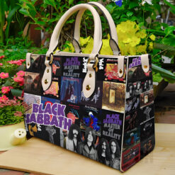 Black Sab Bath Leather Handbag